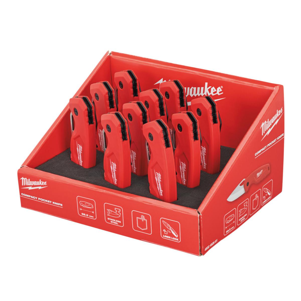 Foldekniv Milwaukee fast blad display - Foldekniv Fast Blad Milwaukee Display