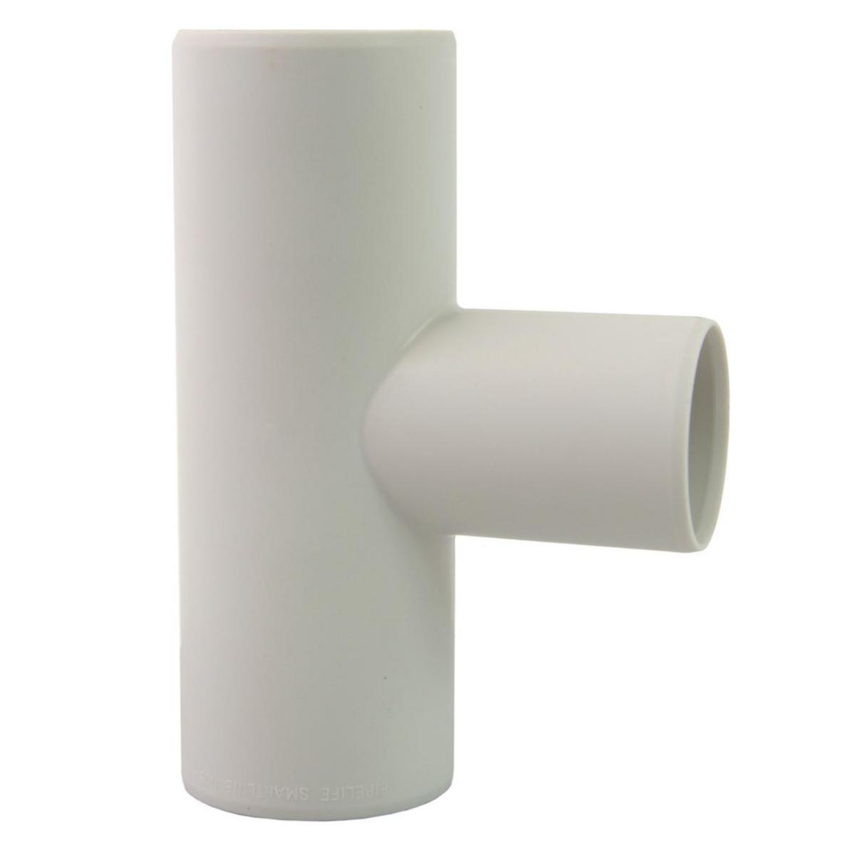 Grenrør 90° hvit, Smartline - 50 x 40 mm x 90° PP grenrør Smartline