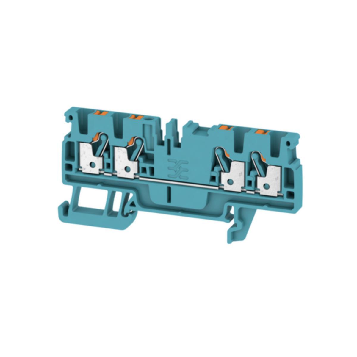 Rekkeklemme Weidmüller A4C 2.5 - A4C 2,5 BL Feed-through terminal block, P