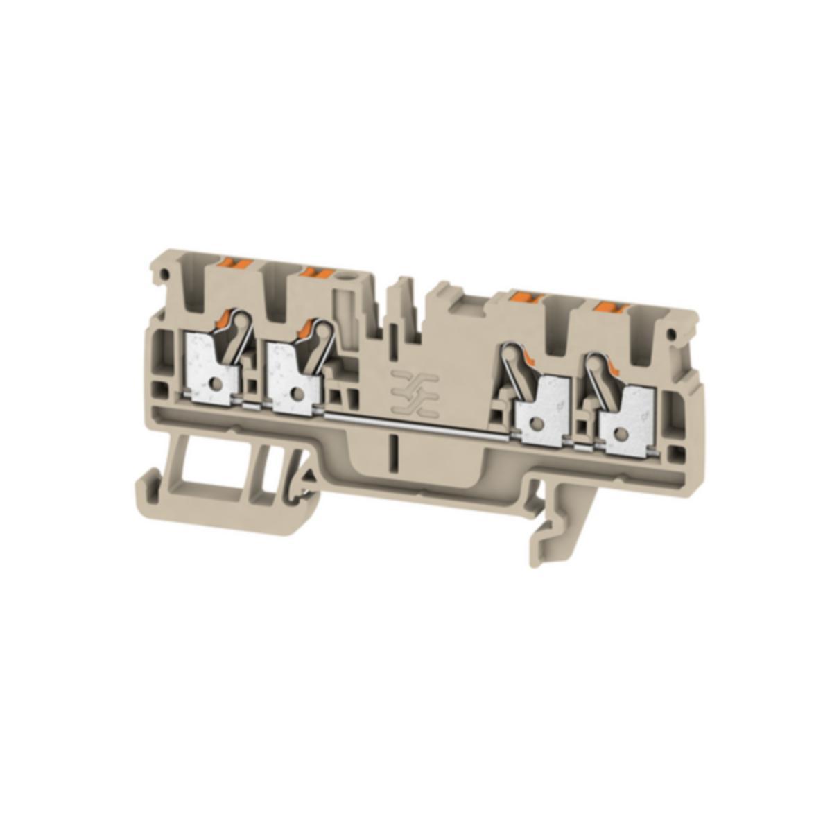 Rekkeklemme Weidmüller A4C 2.5 - A4C 2,5 Feed-through terminal block, P
