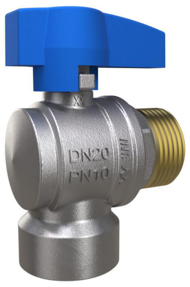 Kuleventil, LK - 3/4" Kuleventil albu inv/utv. 703 Blå LK Pex