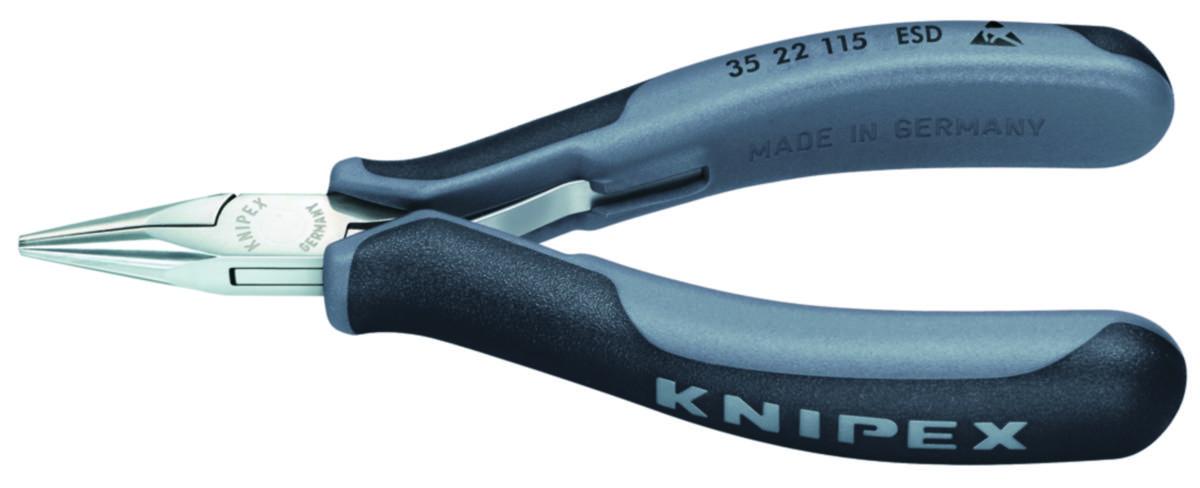 Gripetang Knipex 3522 elektronikk ESD - Gripetang elektronikk 3522 Knipex 115mm ESD