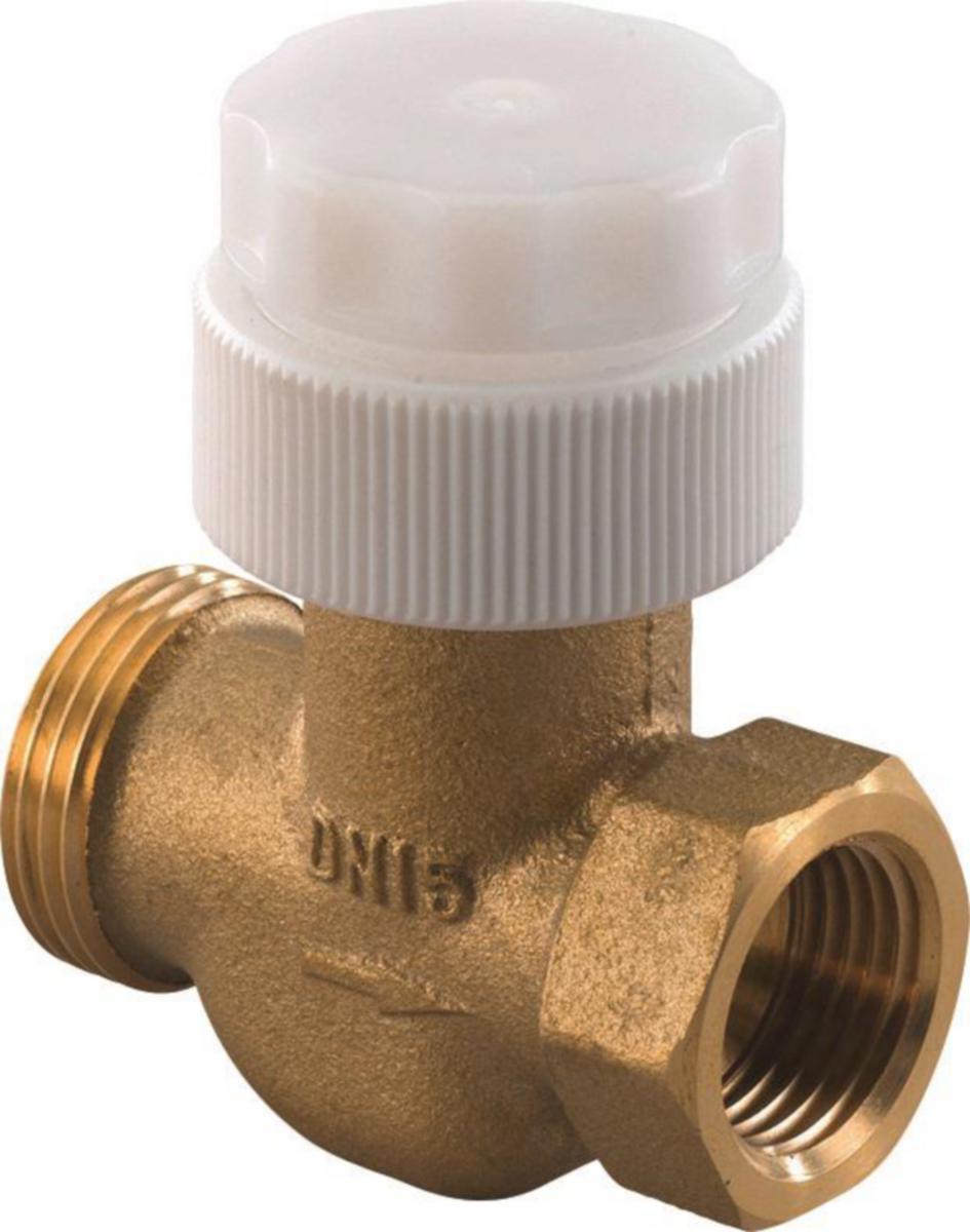 Turventil Vario gulvvarme Uponor - 1/2" x 3/4" Vario Turventil Uponor gulvvarme