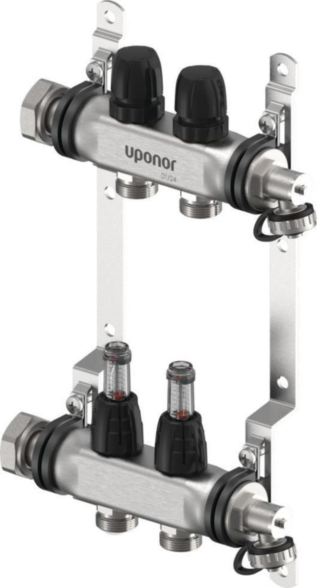 Fordeler Vario S RST FM Uponor - 2xG3/4 Euro-G1Vario S Fordeler FM Uponor gulvvarme