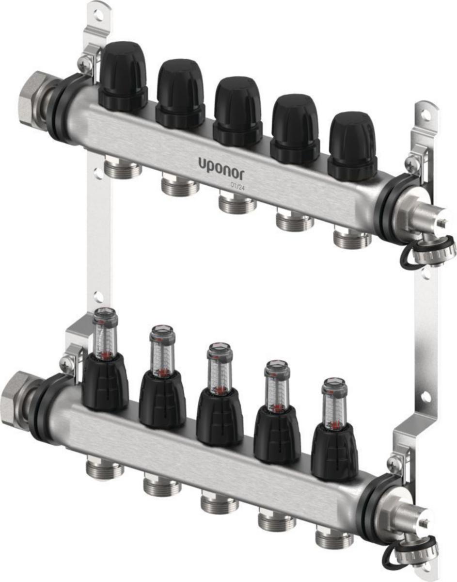 Fordeler Vario S RST FM Uponor - 5xG3/4 Euro-G1Vario S Fordeler FM Uponor gulvvarme