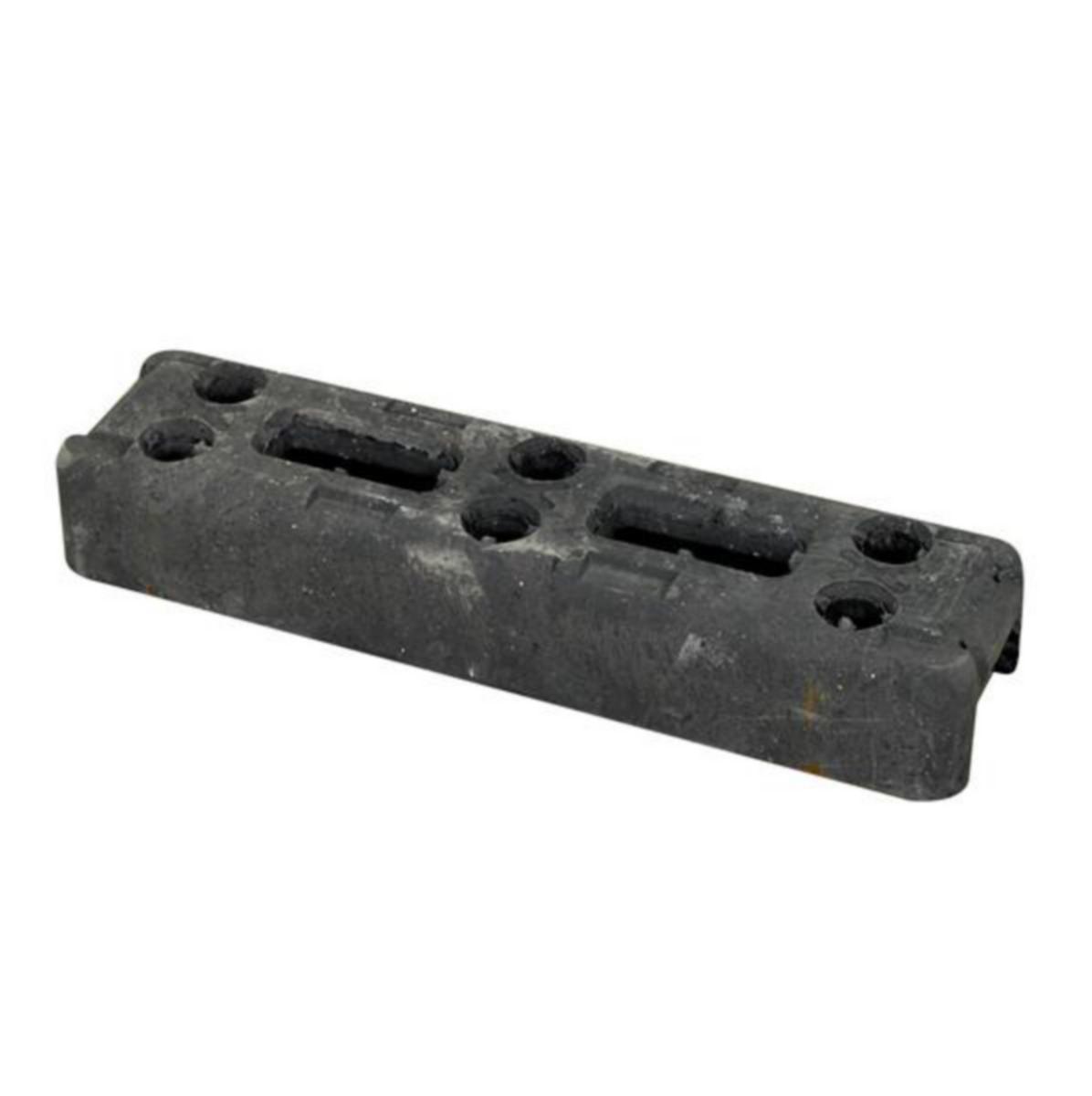 Plastfundament for anleggsgjerde - Plastfundament 680x240x140mm f/byggeplassgjerde RC - 22 kg