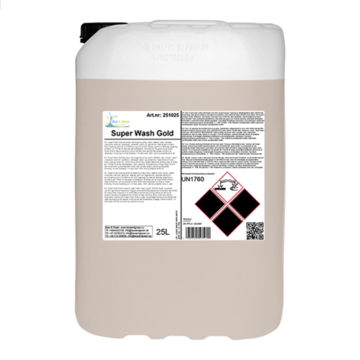 Avfetting- og Rengjøring BG Super Wash Gold - Avfetting- og Rengjøring BG Super Wash Gold 25L