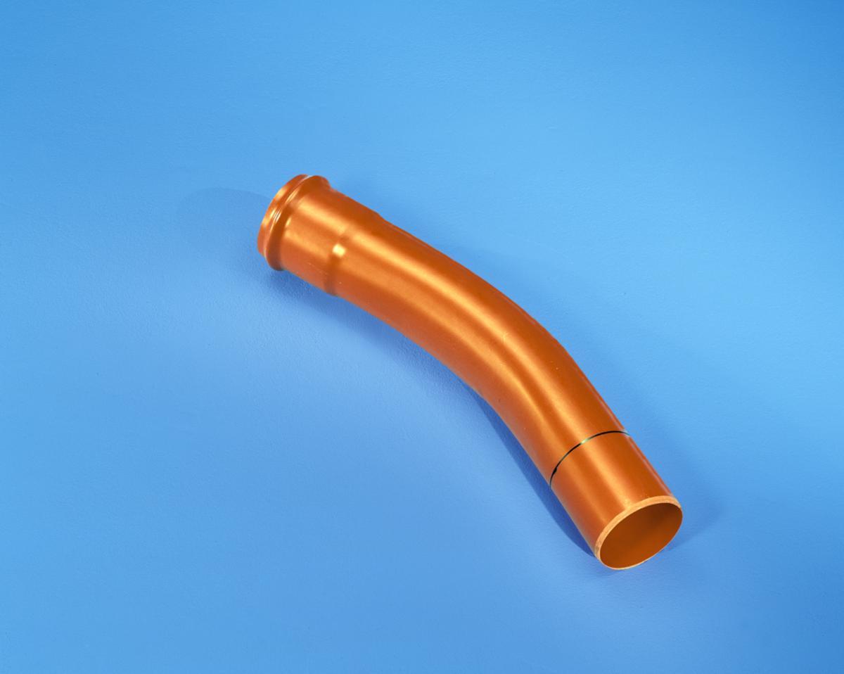 Langbend Norsk Wavin 15° til glatte rør - Langbend 15gr. 110mm orange/2000