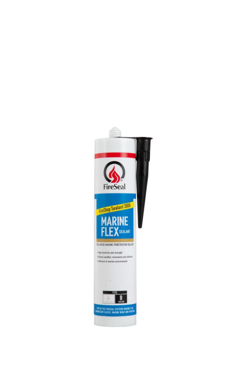 Brannfugemasse Silikon FireSeal Marine Flex Sealant - Brannfug Silikon Marine Flex Fireseal 310ml svart