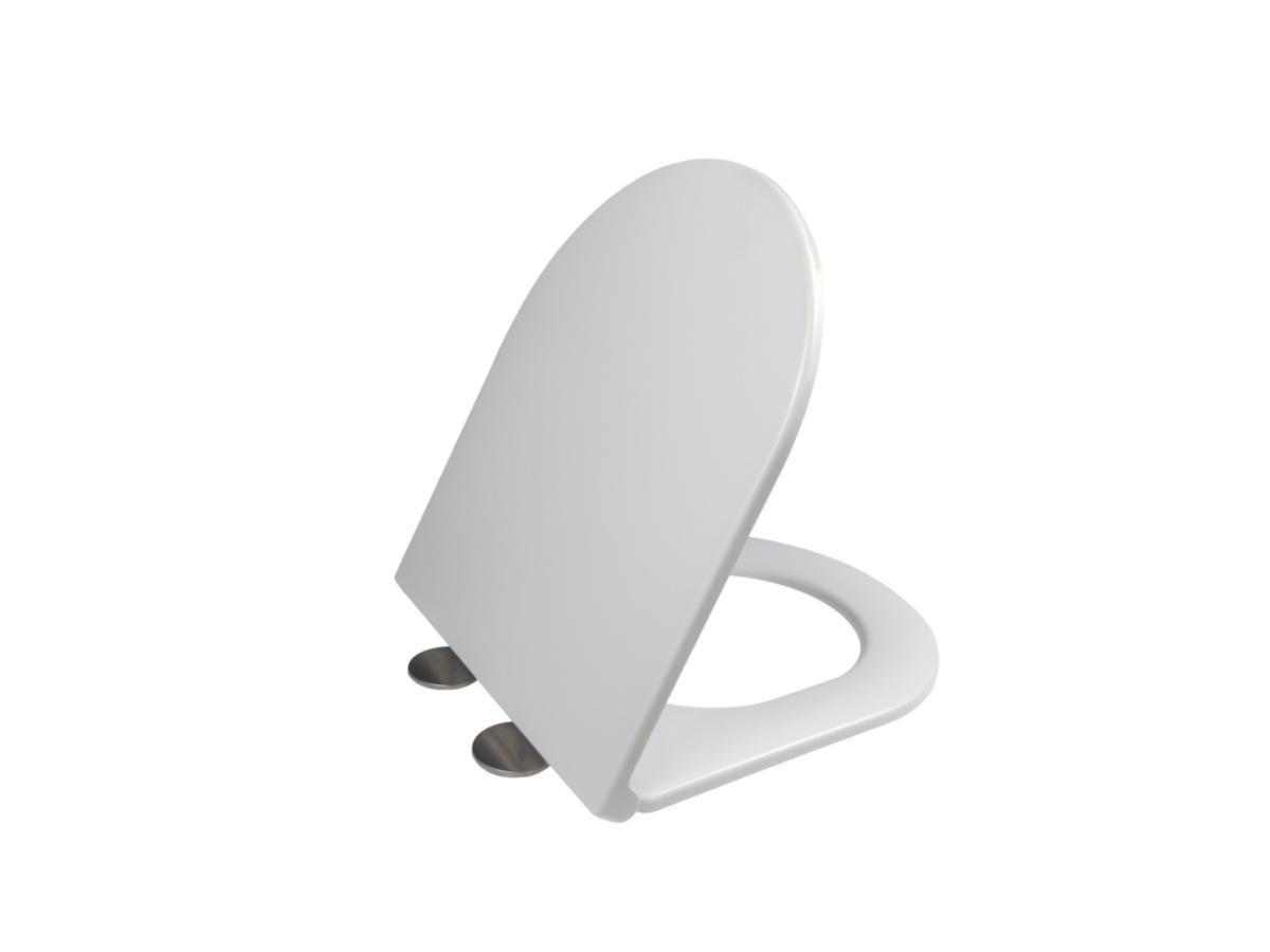 Klosettsete Omea, a-collection - a-coll Omea slim wc-sete hvit SCQR 428x361x50