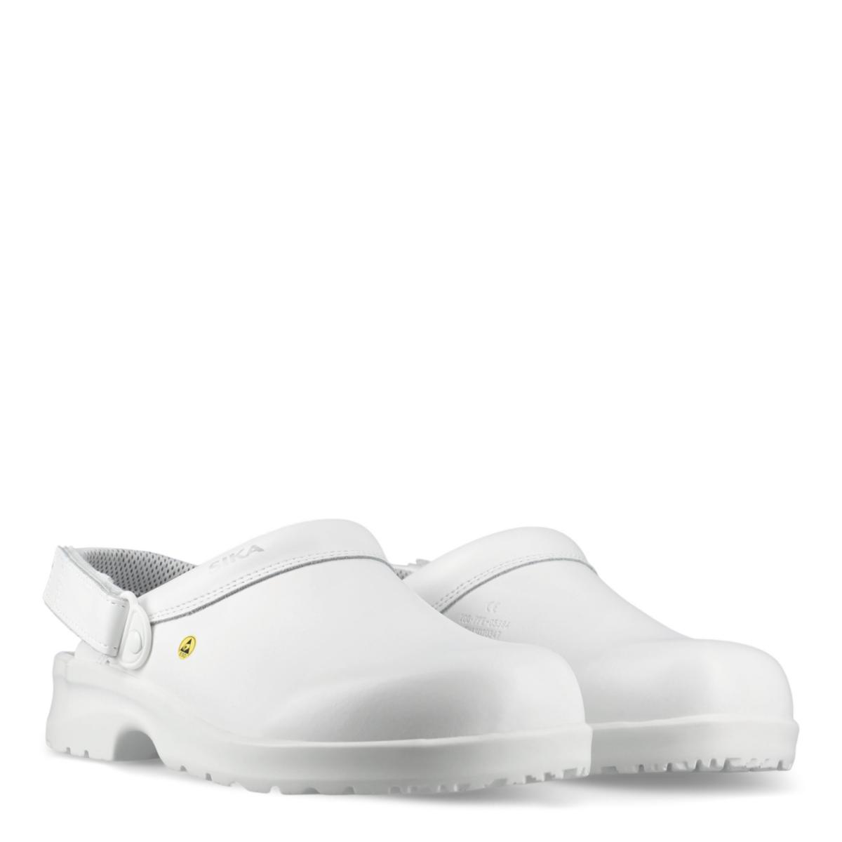 Arbeidsklogg Sika 19467 Fusion Clog ESD Hvit - Arbeidsklogg Sika 19467 Fusion Clog ESD Hvit str 40