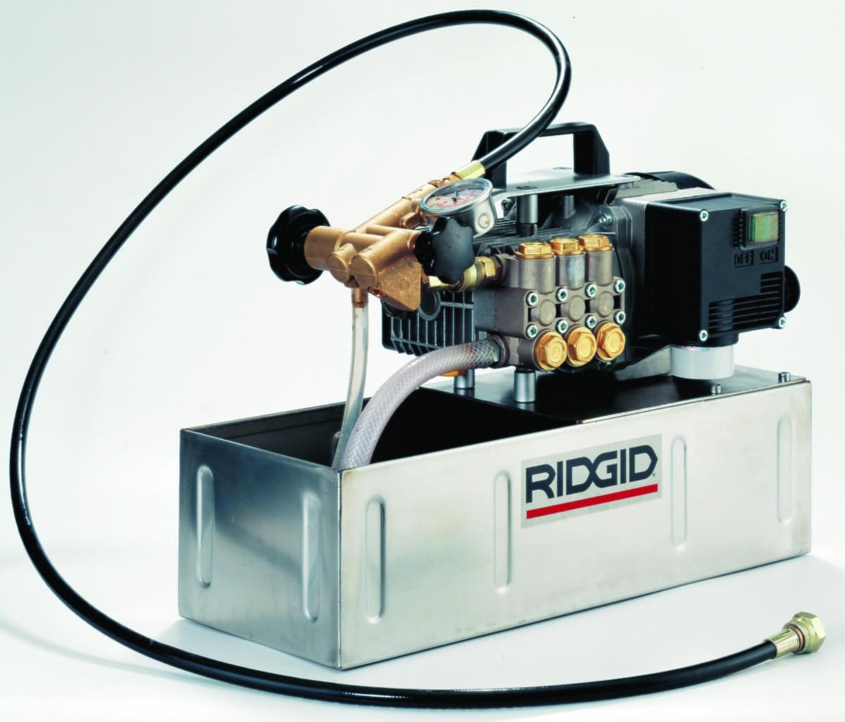 Trykkprøvepumpe Ridgid - Elektrisk testpumpe 1460-E Ridgid 230 V 40 bar