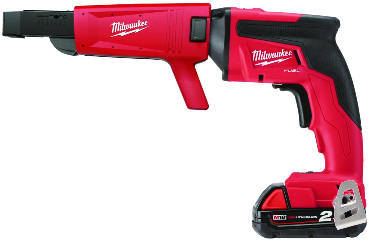 Skruautomat Milwaukee M18 FSGC-202X - Gipsskrutrekker M18 FSGC-202X Milwaukee 18V 2.0Ah HD-Box