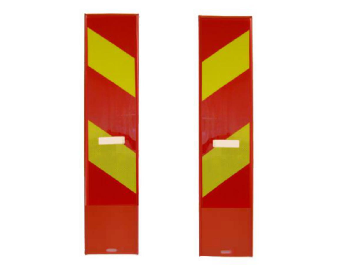 Hindermarkering Sebraflex u/fot, tosidig nr. 906V/H. Refleksklasse 3 - Hindermarkering u/fot Skilt nr. 906 V/H Sebraflex