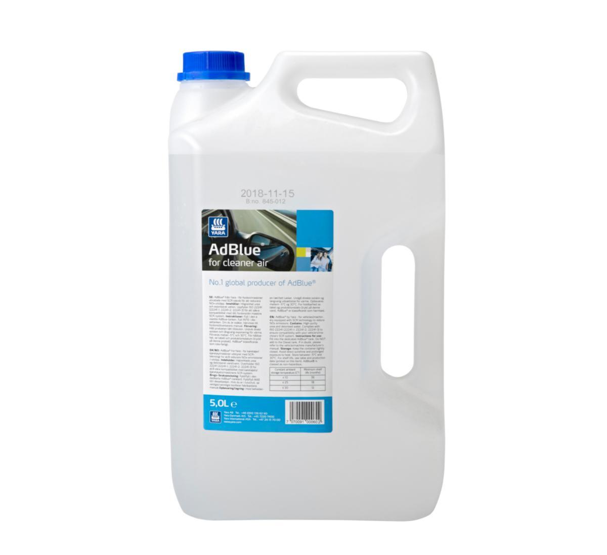 Reduksjonsmiddel Yara Adblue - Reduksjonsmiddel Adblue Air1 Yara 5L