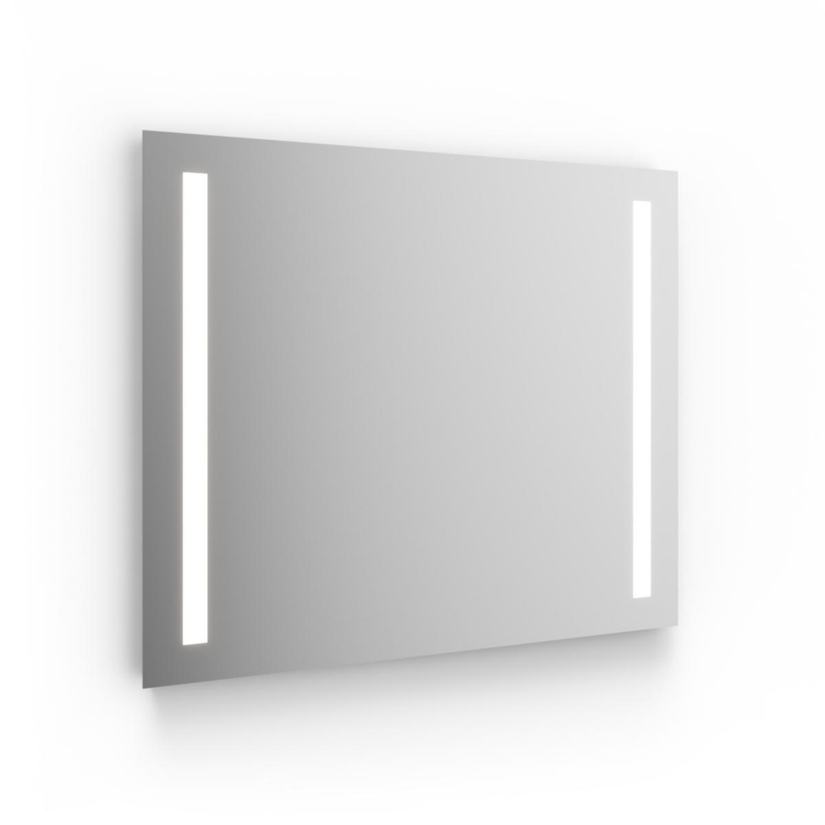 Speil Solution med LED integrert, a-collection - a-coll Solution speil 80x70 m/integrert LED-belysning