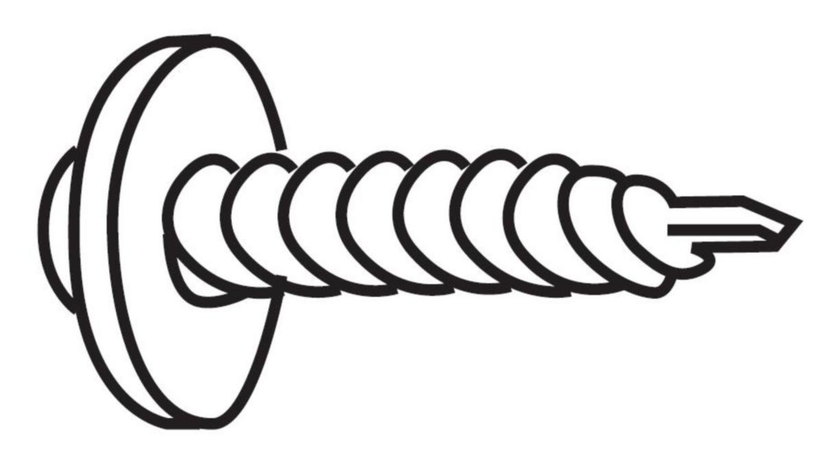 Skrue Øglænd Selvborrende - Skrue selvborrende 4.2X14