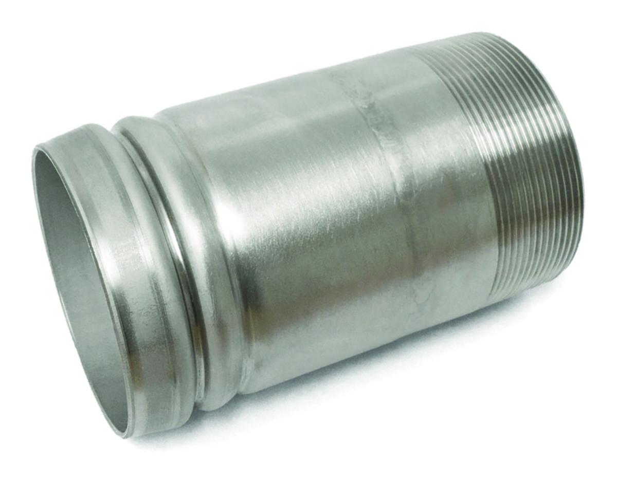 76.1x150mm rørstuss gjeng. 304 strengthin100 - vk - rille...