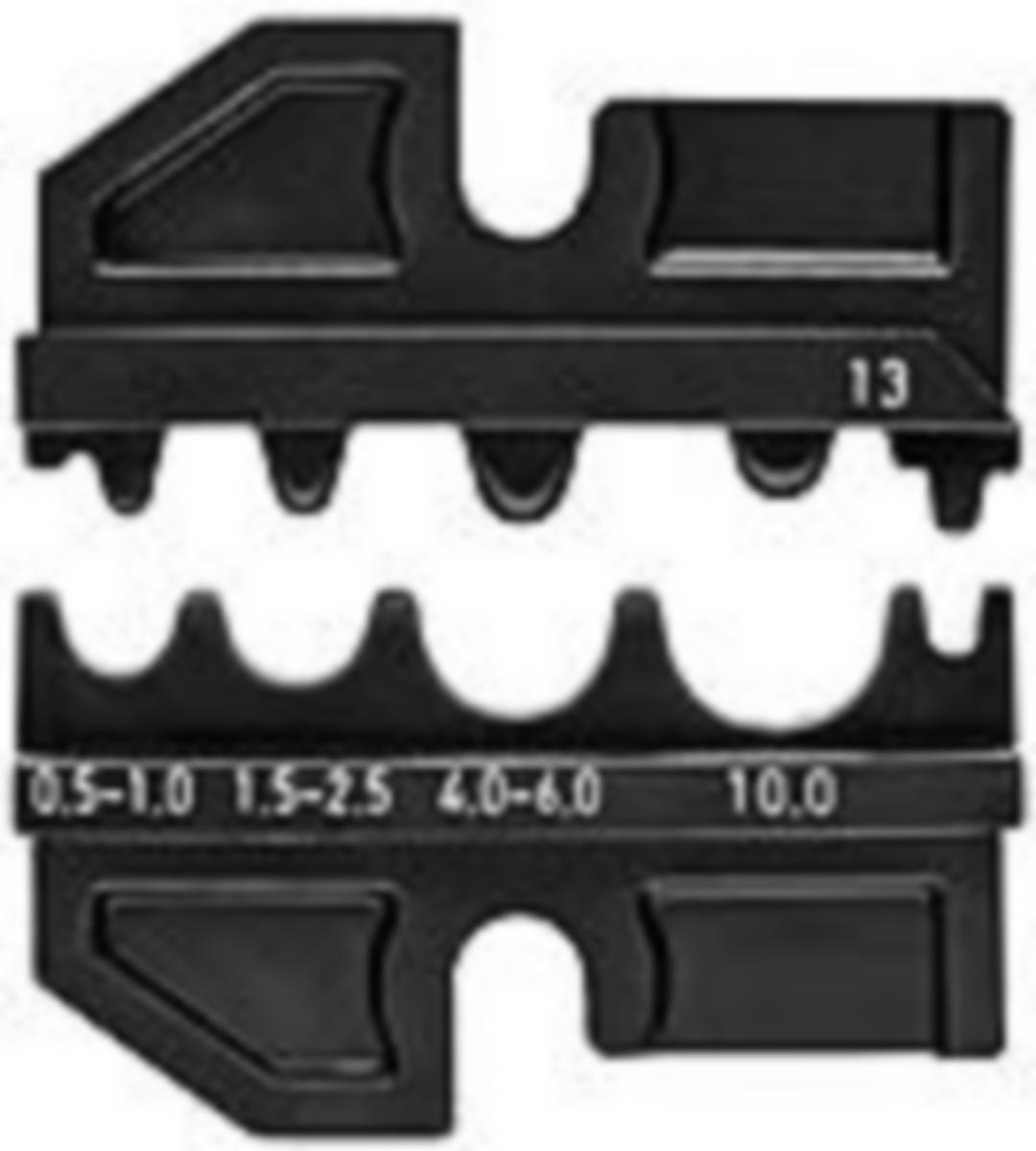 Pressbakke Knipex 9749 - Pressbakke 974914 Knipex 0.5-10mm² uisol kabelsk