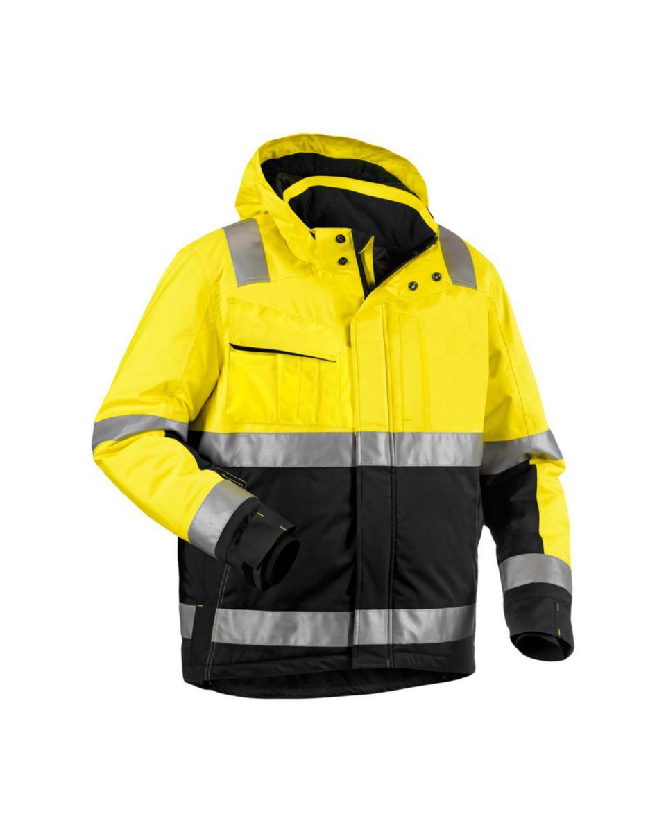 Vinterjakke allværs Blåkläder 4870 HiVis kl.3 - Vinterjakke allværs Blåkläder 4870 HiVis kl.3 gul/sva str XS