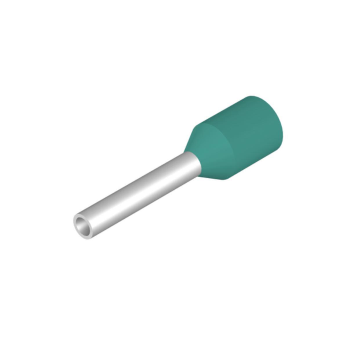 Endehylse Spesial Weidmuller - Endehylse C 0.34/10 turkis 5X100