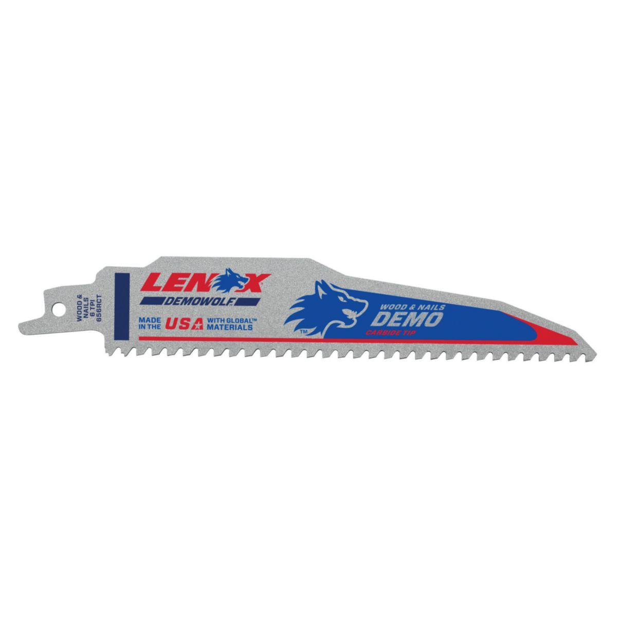 Bajonettsagblad Lenox Demolition CT - Bajonettsagblad Demolition CT Lenox 152mm 6T
