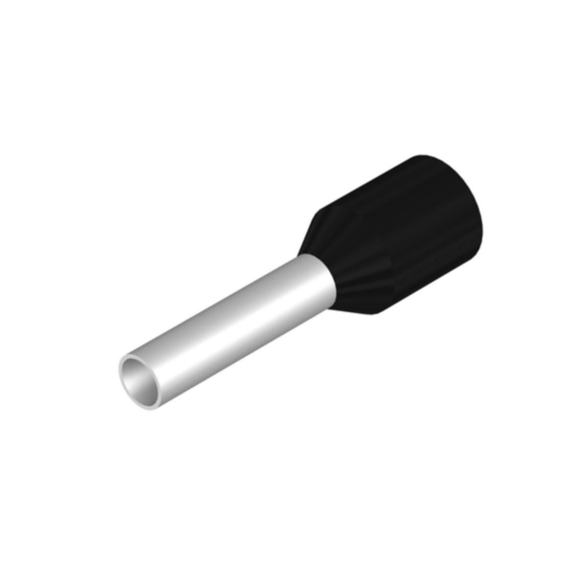Endehylse Spesial Weidmuller - H 1.5/14 SVART D/T ENDEHYLSE WEIDEMULLER