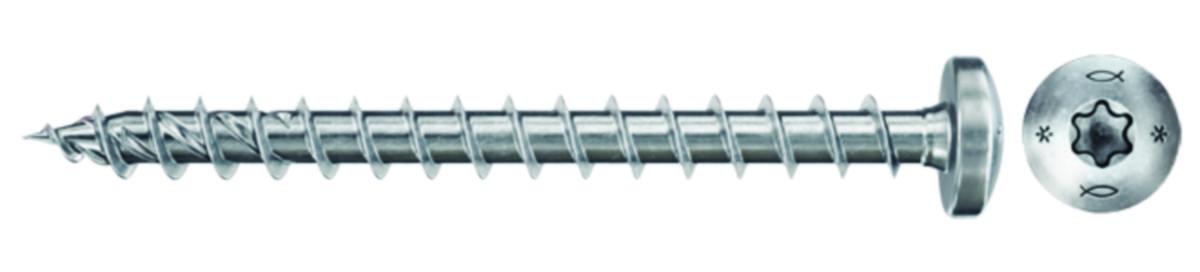 Treskrue fischer PFII Torx panhode elforzinket - Treskr 4.0X30 EZ PAN TX20 PFII elforz panhode fischer 200