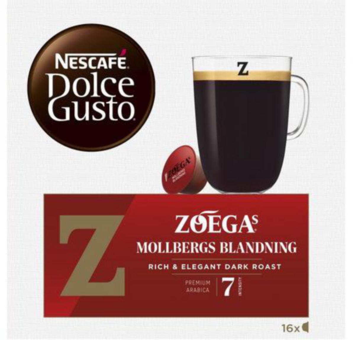 Kaffekapsel NESCAFÉ® Dolce Gusto® kapsler - Kaffekapsel Dolce Gusto Nescafe Mollbergs 16pk