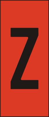 Skilt H25 rød bokstav Z (25) 