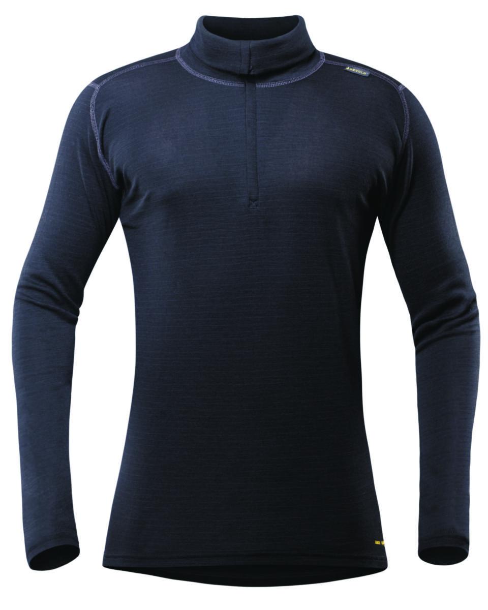 Undertrøye polo zip Devold® Safe Multinorm - Undertrøye polo zip Devold Safe multinorm svart str L