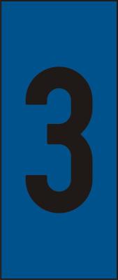 Skilt H25 blå tall 2 (pk.a 25) 