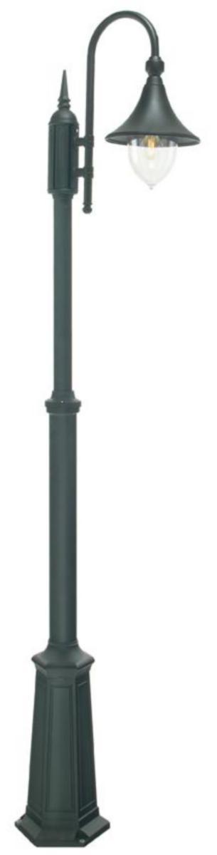 Stolpearmatur Norlys Firenze kl. II - Stolpelampe Firenze 810 sort telesk.mast
