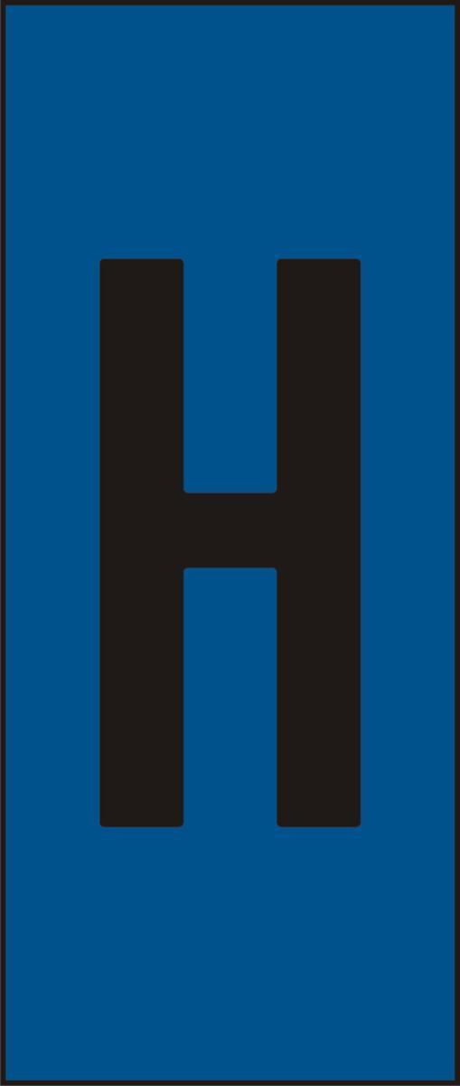 Merkesystem Hammarprodukter Skilt H-25 Blå - Skilt H25 blå bokstav H (25)
