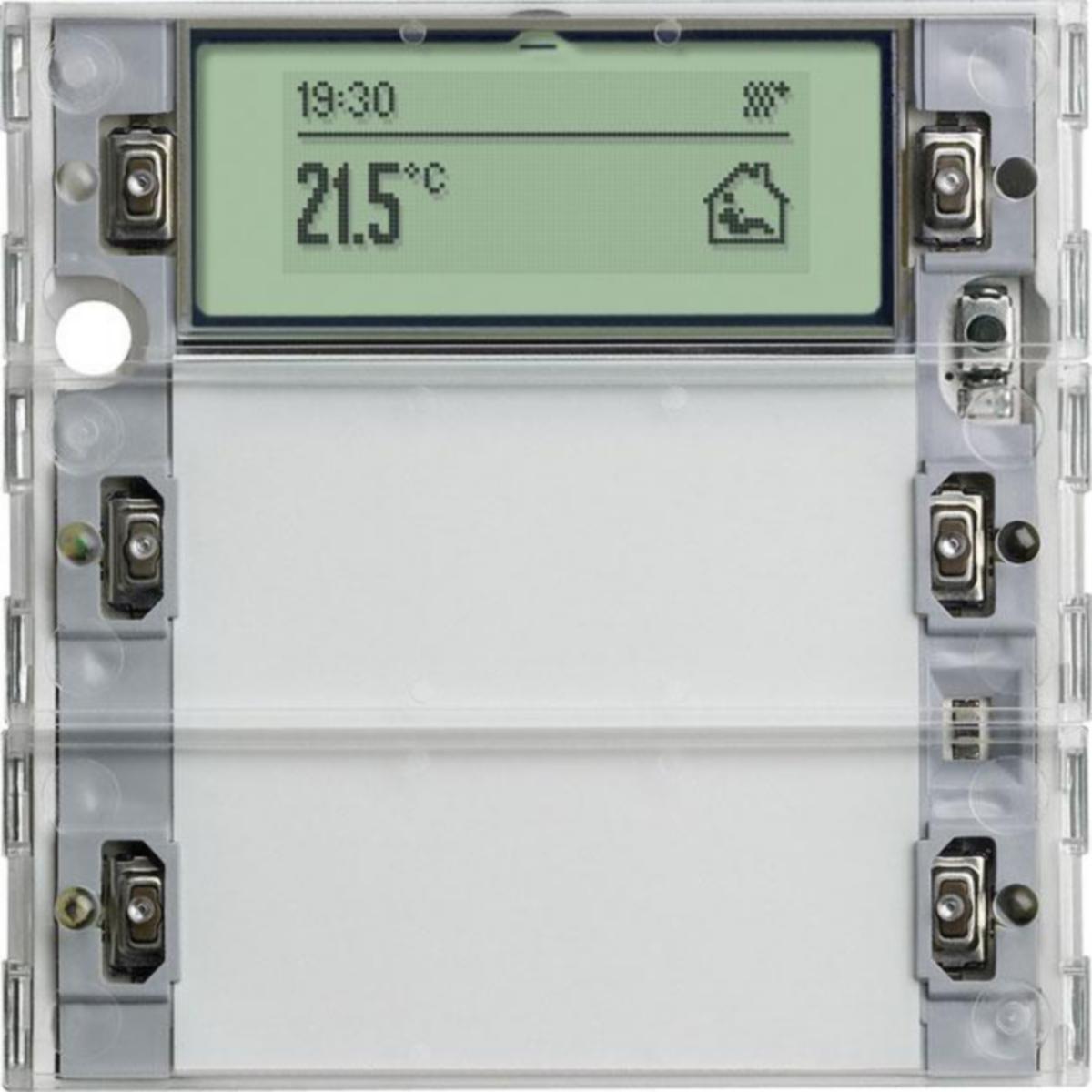 Knx bryter 2-kanal m/termostat - bryter micro matic/func...