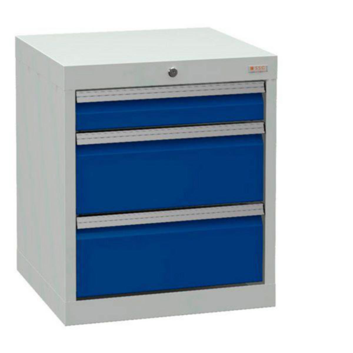 Skuffeseksjon 500/05 - Skuffeseksjon serie 500/05 SM 530x500x619mm 3 skuffer