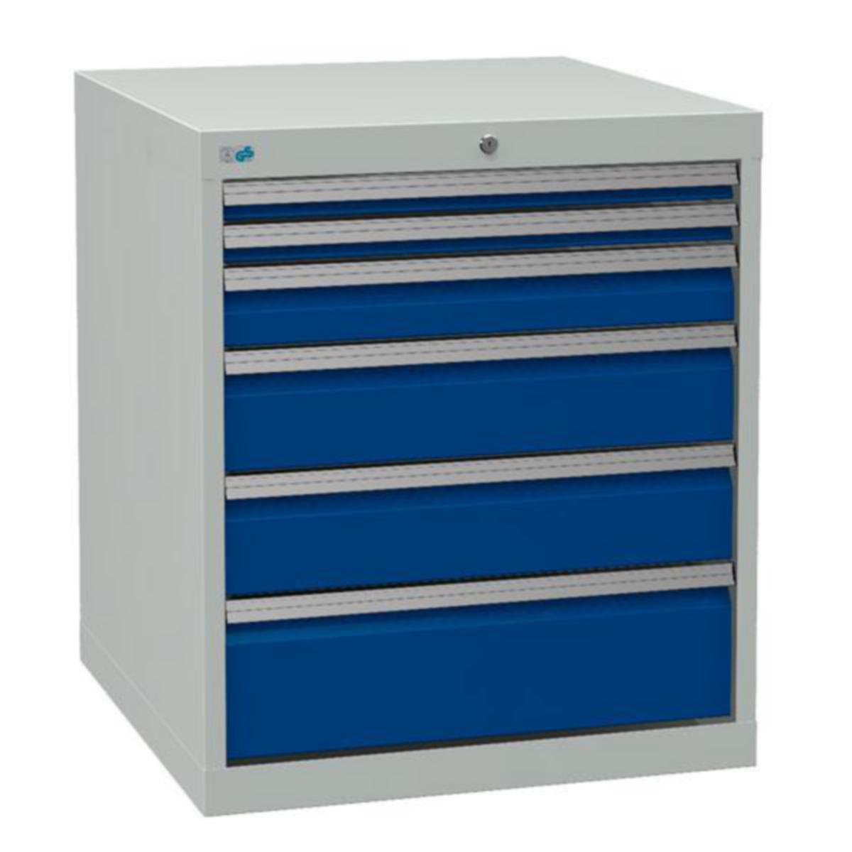 Skuffeseksjon 700/07 - Skuffeseksjon serie 700/07 SM 705x736x819mm 6 skuffer