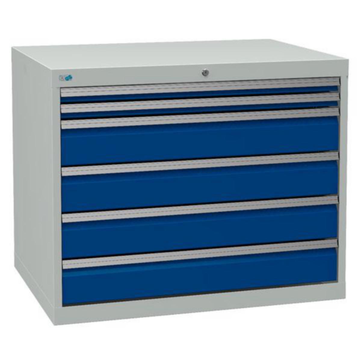Skuffeseksjon 700/10 - Skuffeseksjon serie 700/10 SM 1005x736x819mm 6 skuffer