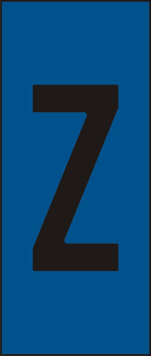 Merkesystem Hammarprodukter Skilt H-25 Blå - Skilt H25 blå bokstav Z (25)
