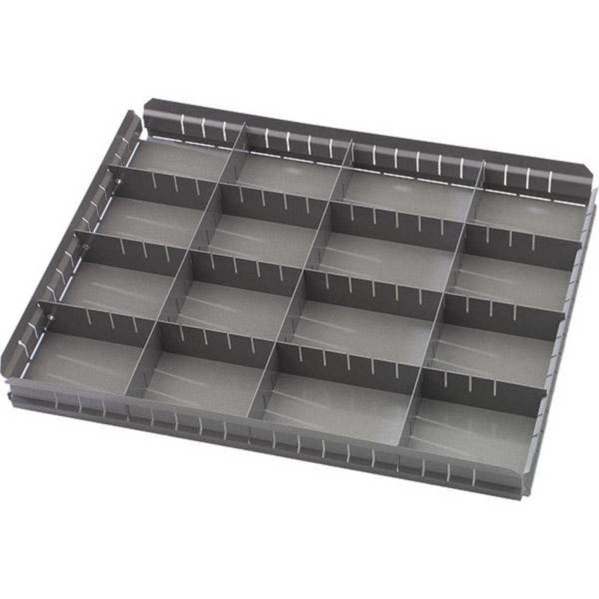 Skuffeinnredning - Skuffeinnredning GBP SM 875x440x65mm stål
