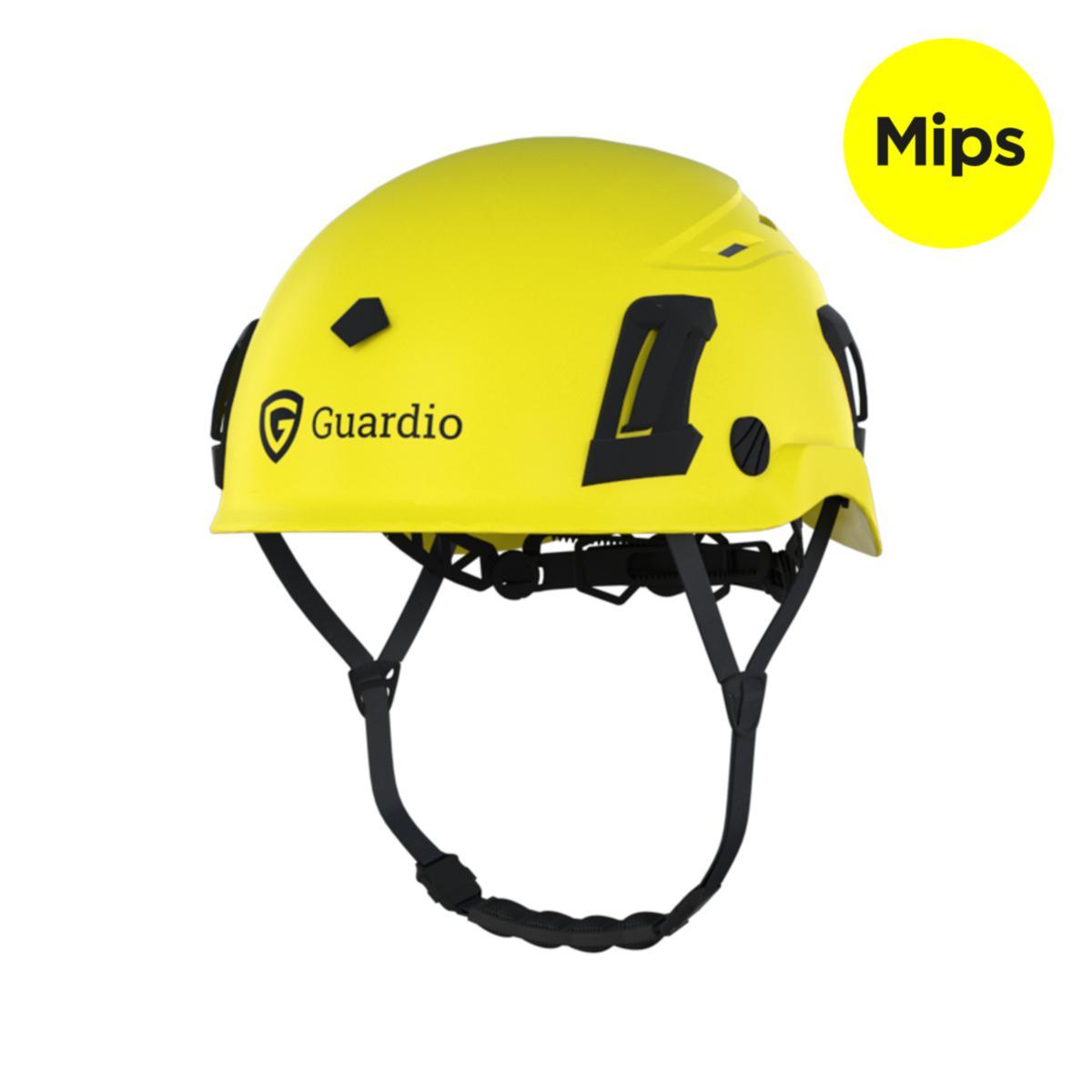 Vernehjelm Guardio Armet - Vernehjelm Guardio Armet gul fluor 53-63cm