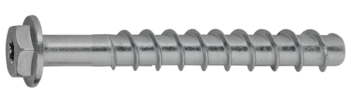 Betongskrue EJOT® JC2-KB-Plus UTV stål sink/nikkel - Betongskr 6X35/1 C3 UTV m/flens SW13 ZNNI ETA 100pk