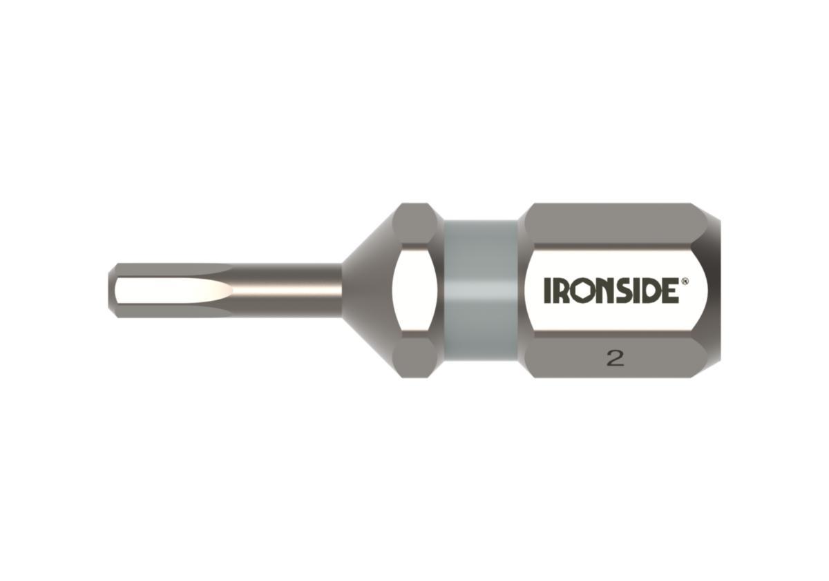 Bits Ironside Sekskant 25mm 3pk - Bits sekskant 2.0mm Ironside 25mm 3pk 203174
