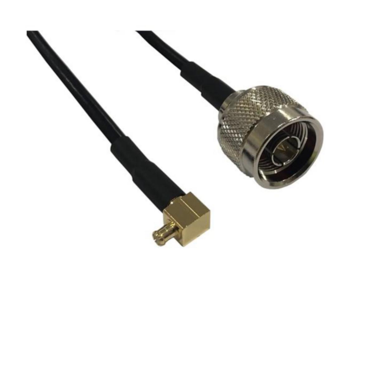 Adapterkabel for koaksanlegg Datamatik - Adapterkabel MCX-han vinkel/N-