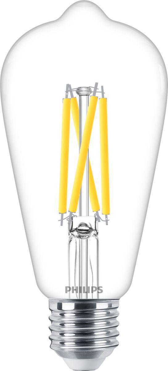LED pære Philips Master Value LEDBulb klar - MAS VLE LEDBulb DT5.9-60W E27 927ST64CLG