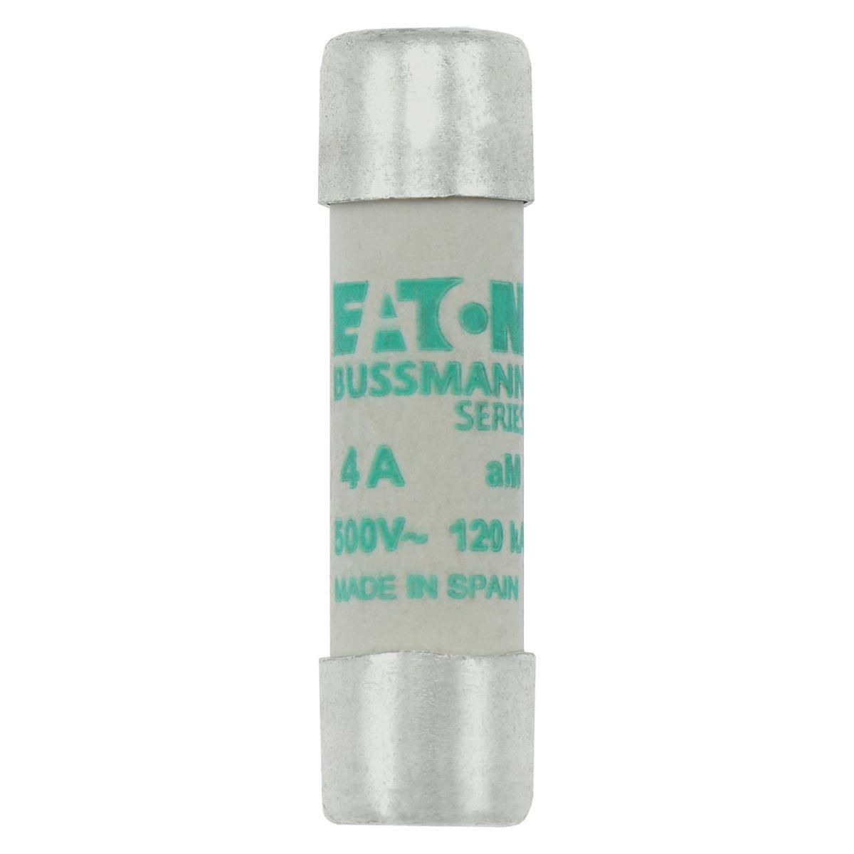 Fuse Sylindersikring 500VAC Eaton Electric - Syl.sikr. 10 x 38 4A AM 500VAC CYL. FUSE 10 x 38 4A AM 500VAC