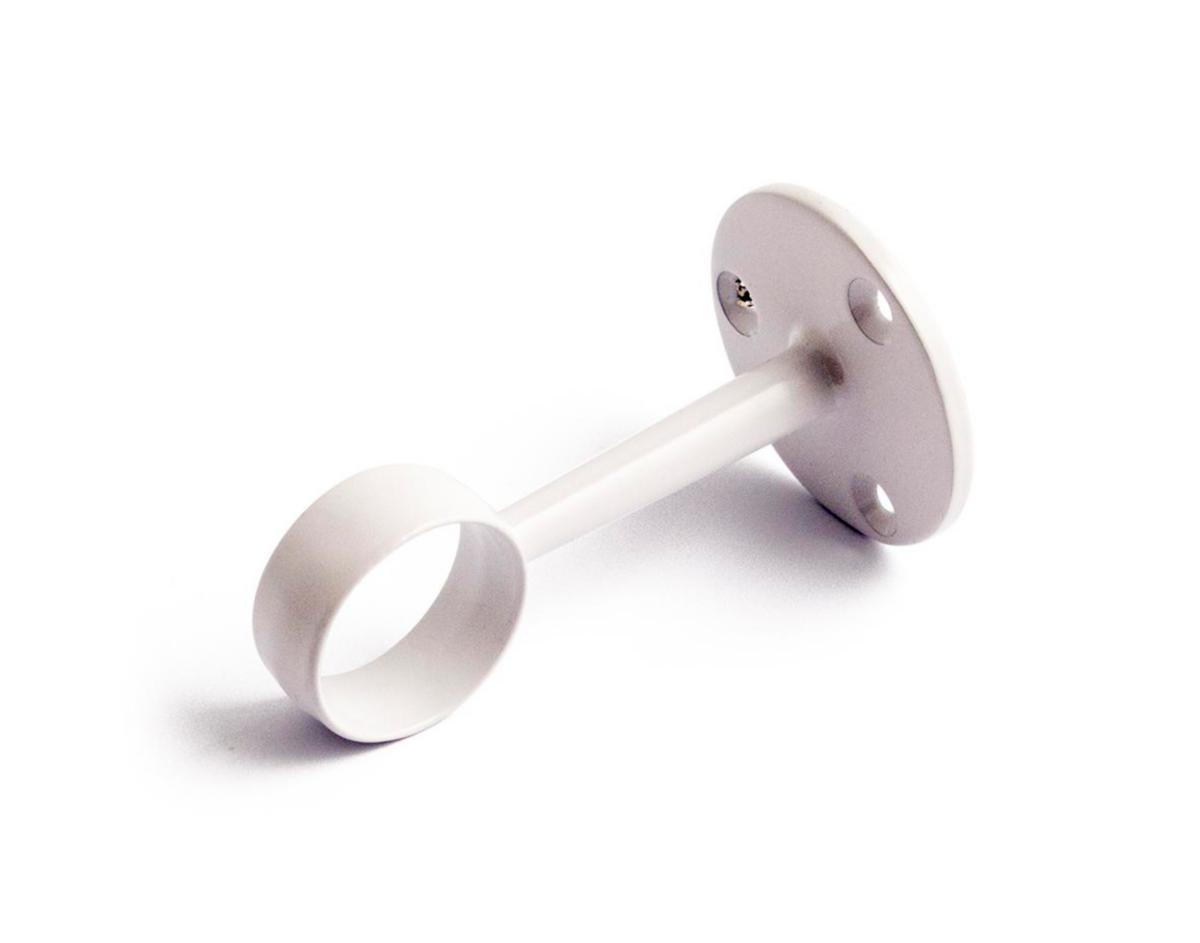 Rørholder 759Ö - Rørholder åpen 759 Habo f/25mm rør hvit SB2