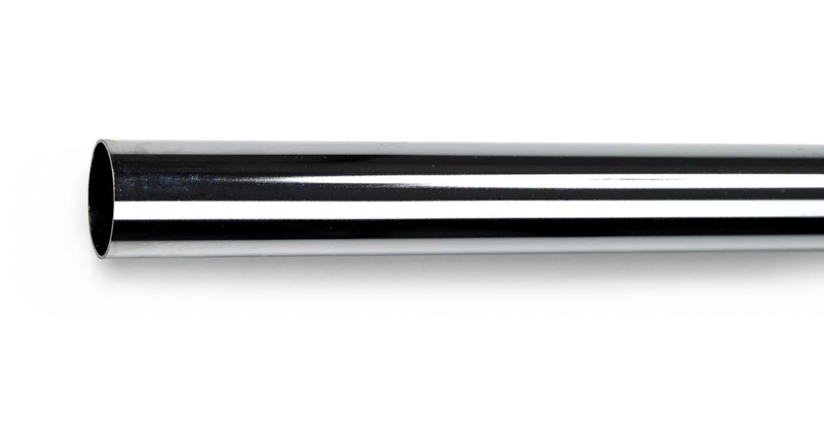 Klestangsrør - Klesstangsrør 2200 Habo 5000mm krom