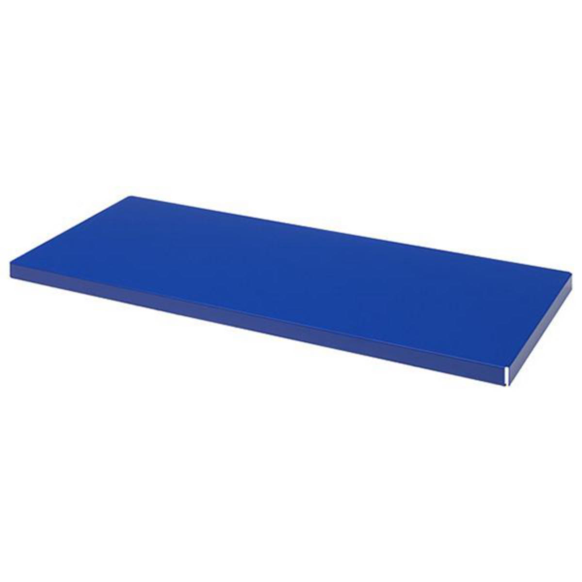 Hylle Fast Forsterket f/ Verkstedskap - Hylle verkstedskap fastmontert SM 974x440mm blå forsterket