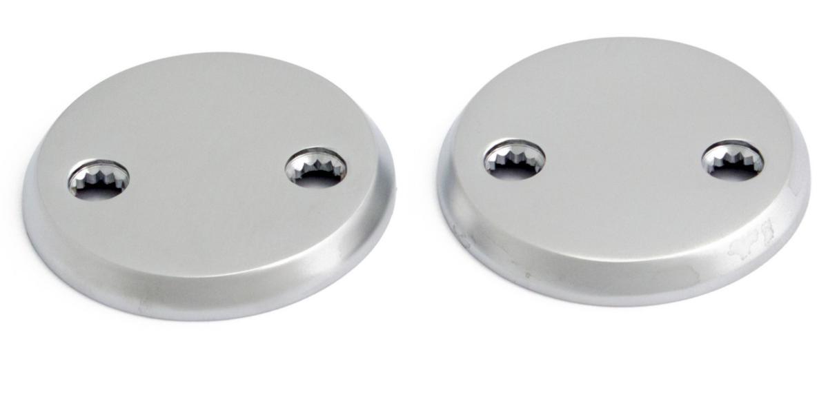Blindskilt Habo 4265 - Blindskilt 4265 Habo 38-60mm matt krom SB